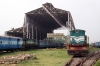 The MG shed closed at Thiruvarur Jct on 19/10/2012 when the last trains ran on the section to Puttukottai. YDM4s 6225 (L) & 6312 (R) remained on shed