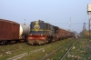 NKE YDM4 6682 arrives into Jhanjharpur Jct with 52522 1240 Laukaha Bazar - Sakri Jct