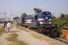 GD WDM2 16727 at Duraundha Jct with 55175 1315 Duraundha Jct - Maharajganj
