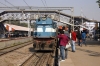 LKO WDM3A 16605 waits at Lucknow City with 12531 0605 Gorakhpur Jct - Lucknow Jct