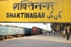 PTRU WDM3A 18674 at Shaktinagar after arrival with 51677 1020 Chopan - Shaktinagar; after departing 1h50m late it arrived 3h04m late!