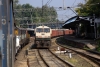 WDG4's 12132/019 at Shivji Nagar with a freight