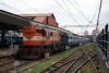 KYN WDM3D 11254 at Mumbai CST with 11041 1400 Mumbai CST - Chennai Central