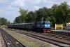 ET WDM3D 11277 arrives Narsinghpur with 12296 1955 (03/10) Patna - Bangalore City