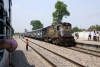 Recently transferred to JHS, WDM3A 18671 arrives Bilhaur with 51824 1000 Farrukhabad Jct - Allahabad Jct