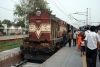 SSB WDM2 16605 at Saharanpur after arrival with 54475 1010 Delhi Jct - Haridwar (via Shamli)