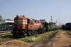 PA WDG3A 14555 at Jabalpur Jct with the stock for the Jabalpur - Mumbai "Garib Rath"