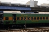 Wheel carrying coach at Raipur Jct