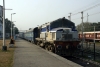 LKO "Jumbo" WDM2 17791 at Lalkua Jct with 55315 0835 Lalkua Jct - Kashipur Jct