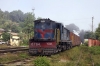 After pausing just outside Lower Haflong LMG YDM4 6764, with 6501 banking in rear, draws its northbound goods train into Lower Haflong