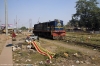 NKE YDM4 6597 runs round its stock at Saharsa Jct to work 52326 1230 Saharsa Jct - Raghopur