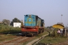 NKE YDM4 6465 backs onto its stock at Narkatiaganj Jct to work 52512 1515 Narkatiaganj Jct - Bhelwa