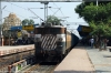 MGS WAG7 27005 waits for a slot through Itwari Jct with a loaded coal train