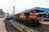 KZJ WDG3A 14587 at Hyderabad with 57547 0755 Hyderabad - Purna Jct