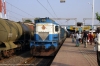 R WDG3A 13218 arrives into Rajnandgaon with 58205 1330 Raipur - Itwari Jct Passenger