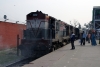 JMP WDM3A 18848 at Jamalpur Jct, having just arrived with a passenger train, with MGS WDM3A 17945 dit