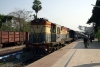 HWH WDM2 17764 departs Bolpur with 12347 1200 Howrah - Rampurhat