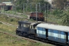 WDS6 36088 shunting at Kolkata Chitpur, while sister WDS6 36092 stands spare