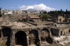 Herculaneum Ruins - Mt Vesuvius in the background