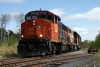 Hudson Bay Railway GMD GP40-2LW's 3005/3001 head train 290 1115 The Pas - Pukatawagan at Cranberry Portage