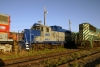Hudson Bay Railway Shops at The Pas - OMLX Hire loco GP10 #1801 &  EMD SD50 #5005
