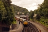 31162 waits to depart Llangollen with the 0925 Llangollen - Carrog during the Railway's 60's Weekend