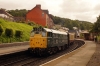 31162 waits to depart Llangollen with the 0925 Llangollen - Carrog during the Railway's 60's Weekend
