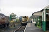 03197 shunts out of the station at Mangapps after doing the first shuttle of the day