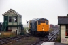 31430 runs into the station with the class 302 cars at Mangapps Railway Museum to start running shuttles