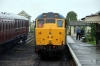 31430 waits to work its first shuttle of the day at Mangapps Railway museum