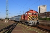 MAV 448416 at Debrecen after shunting the portion from IC639 0455 Mateszalka - Debrecen onto the rear of IC619 0519 Zahony - Budapest Nyugati