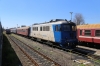 CFR Sulzer 60-0695 stabled in the carriage sidings at Oradea