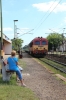 MAV M41 418172 arrives into Csapokert with R6316 1512 Debrecen - Fehergyarmat