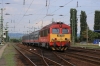 MAV M41 418165 arrives into Szerencs with S521 1604 Sarospatak - Budapest Keleti