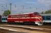 MAV M61 618020 stands at Szerencs awaiting the road to Miskolc-Tiszai, where it stabled for the night