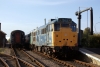 31438/235 at Dereham on the rear of the 0900 Dereham - Wymondham Abbey (which they did power on)