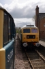 31235 waits at Thuxton with the 1030 Dereham - Wymondham to cross 47596 working the 1035 Wymondham - Dereham