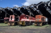 Maputo Roundhouse (L-R) Alsthom AD26c's & GE U20's D413, D103, D401 & D108