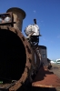 Ex Xai Xai steam locos, recently moved to Maputo Yard 2-6-2 #05, 2-8-0 #06, 2-6-0 #083 & 2-6-0 #082