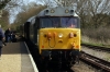 50008 arrives into Ferry Meadows with the 1330 Peterborough - Wansford