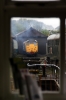 From the Nene Valley Railway's Wansford buffet can be seen British American Railway's 31602 & 31601 on Wansford Shed