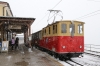 SPB (Schynige Platte) He2/2 #19, built in 1910, waits to depart Schynige Platte with 642 1101 Schynige Platte - Wilderswil