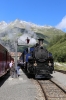 DFB steam loco HG3/4 #1 is watered at Gletsch while waiting with 157 1430 Realp - Oberwald