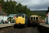 31128 at Grosmont being removed from the 1100 Whitby - Pickering