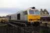 DB Cargo's 60066 waits its next turn at Wansford during the NVR's Diesel Gala