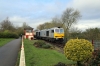 DB Cargo's 60066 passes through Orton Mere with the 0924 Wansford - Peterborough during the NVR diesel gala