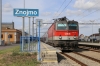 OBB 1144097 waits departure from Znojmo with R2257 1655 Znojmo - Wien Meidling