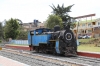 Retired ONR X Class steam loco 37384 (built in 1914) stands on display at Udagamandalam (Ooty); it would be dragged back from Ooty to Coonoor later that afternoon by GOC YDM4 6724