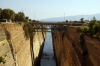 Looking from the OSE old MG alignment on the Corinth Canal Bridge