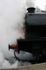 Steam loco 68013 at Rowsley on a cold Winters morning